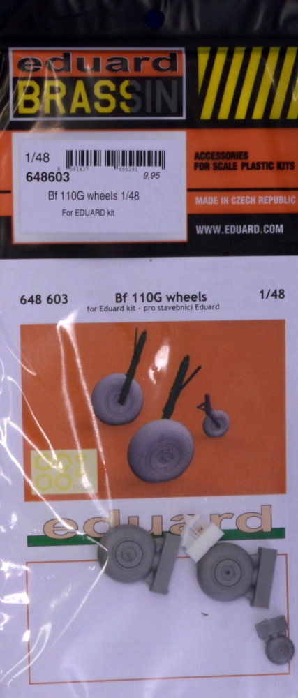 BRASSIN 1/48 Bf 110G wheels (EDU)