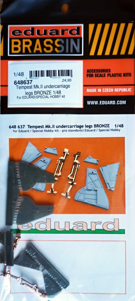 BRASSIN 1/48 Tempest Mk.II undercarr. legs BRONZE