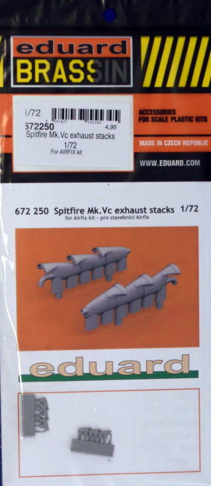 BRASSIN 1/72 Spitfire Mk.Vc exhaust stacks (AIRF)