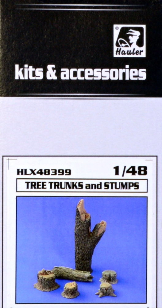 1/48 Tree Trunks & Stupms (resin set)