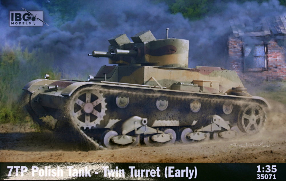 1/35 7TP Polish Tank - Twin Turret (early)