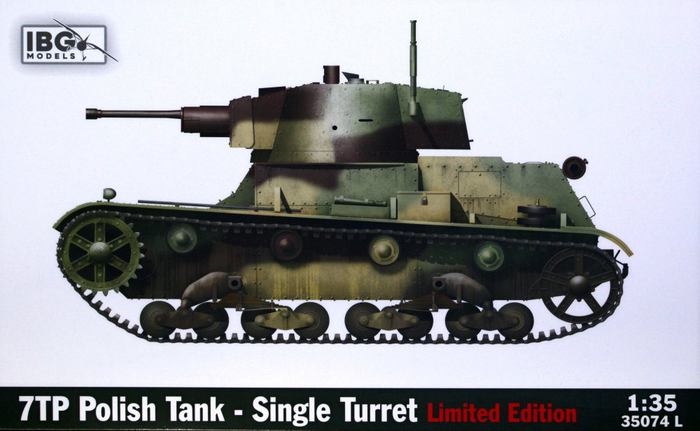 1/35 7TP Polish Tank - Single Turret with Crew
