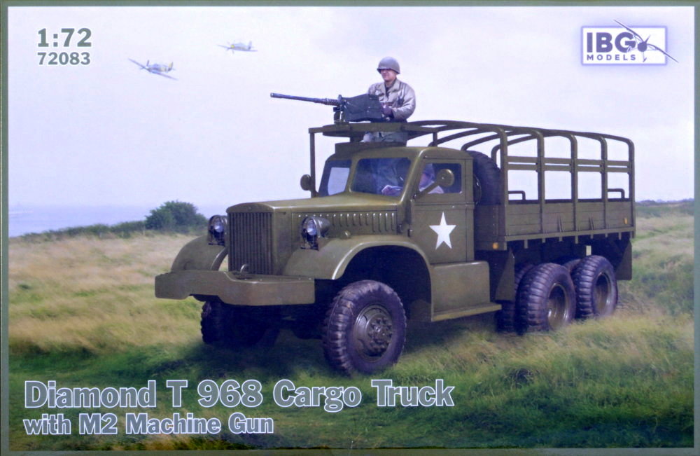 1/72 Diamond T 968 Cargo Truck w/ M2 Machine Gun