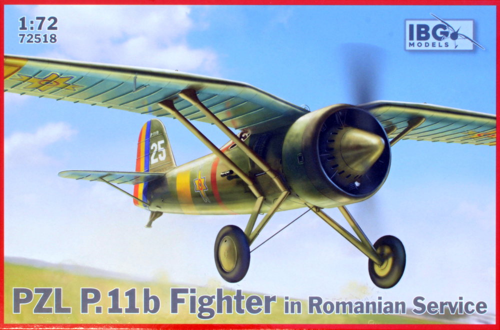 1/72 PZL P.11b Fighter Romanian Service (3x camo)