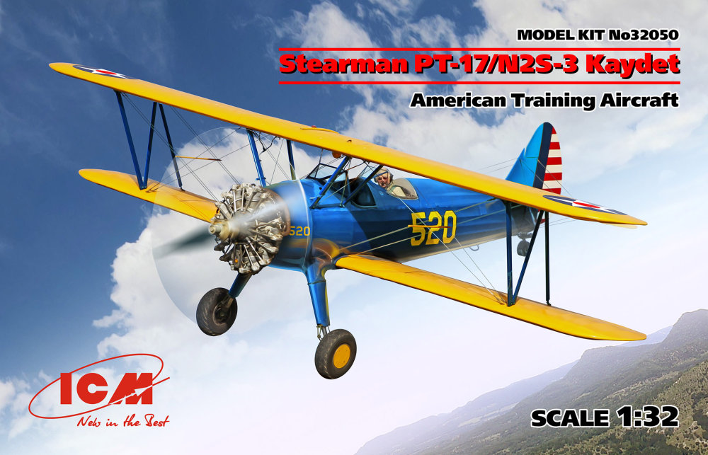 1/32 Stearman PT-17/N2S-3 Kaydet American Trainer