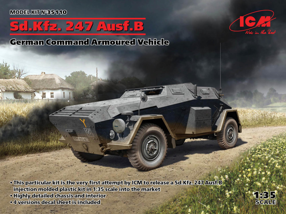 1/35 Sd.Kfz. 247 Ausf.B German Command Armour.Veh.