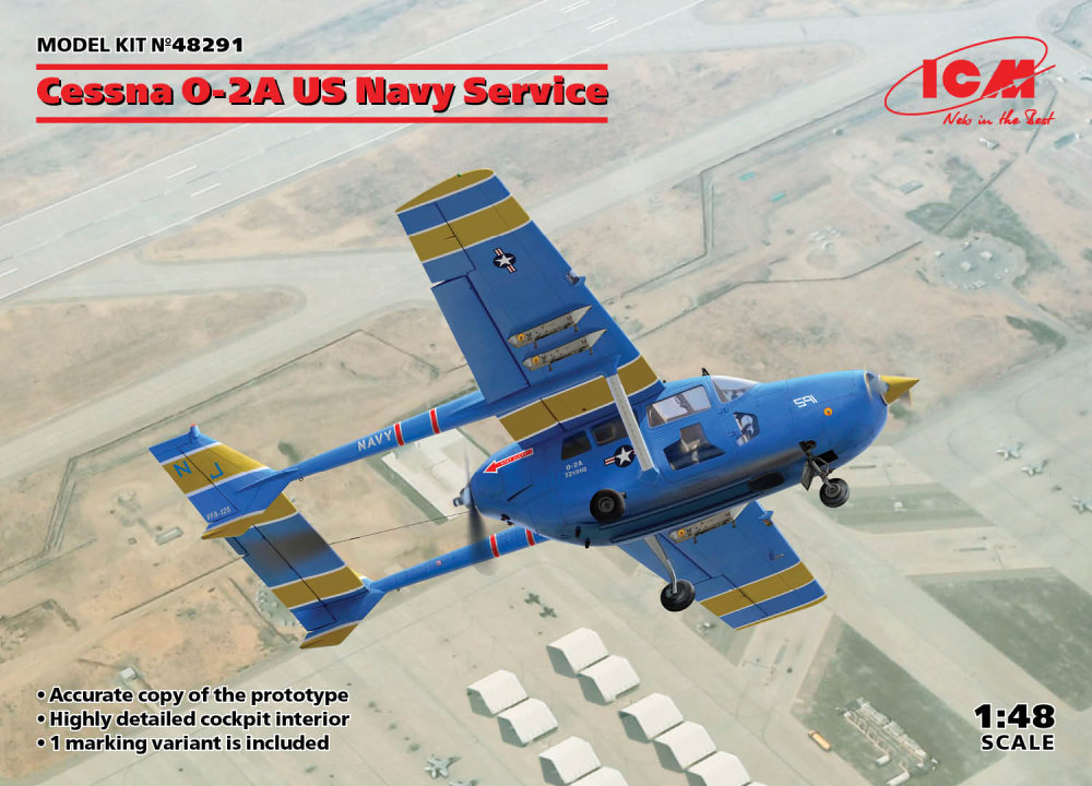 1/48 Cessna O-2A US NAVY Service (1x camo)