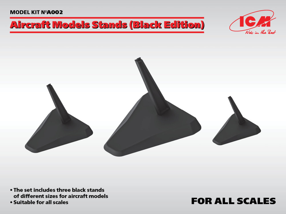 Aircraft Models Stands (Black Edition)