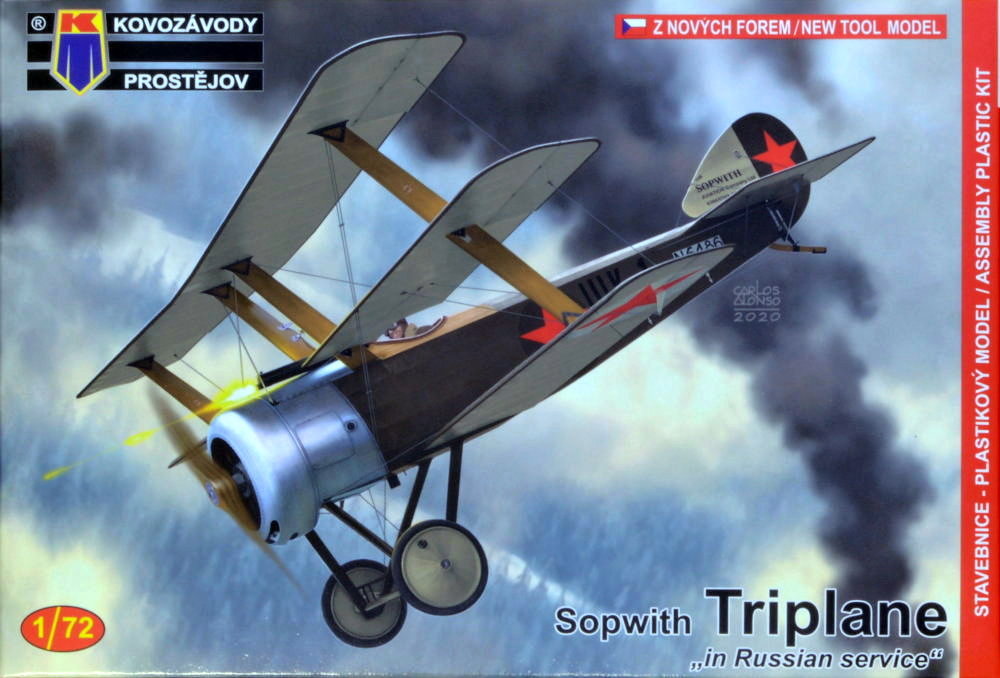 1/72 Sopwith Triplane in Russian service (3x camo)