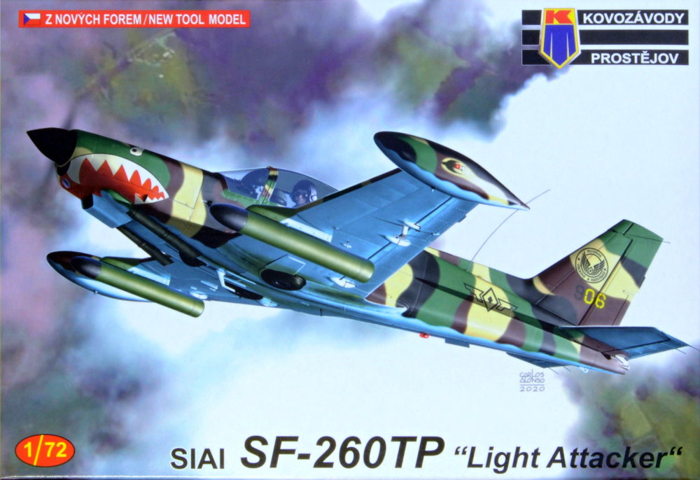 1/72 SIAI SF-260TP 'Light Attacker' (4x camo)