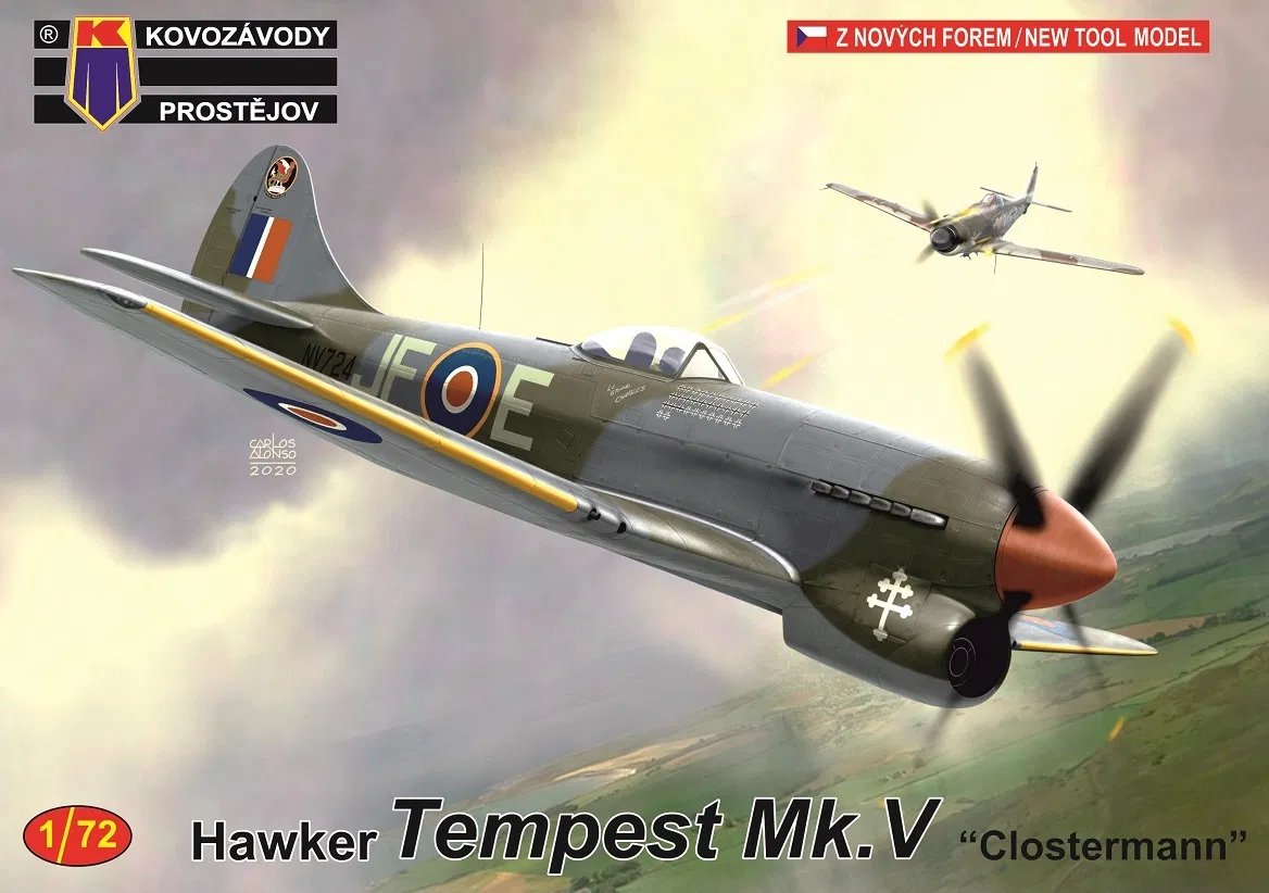 1/72 Hawker Tempest Mk.V 'Closterman' (3x camo)