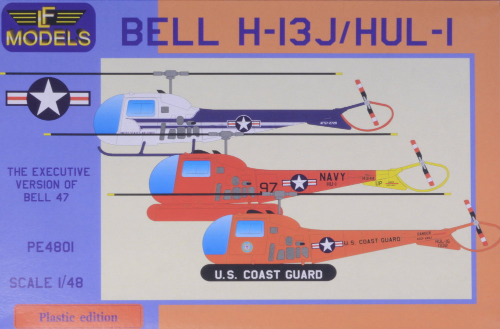 1/48 Bell H-13J/HUL-1 (3x US camo)