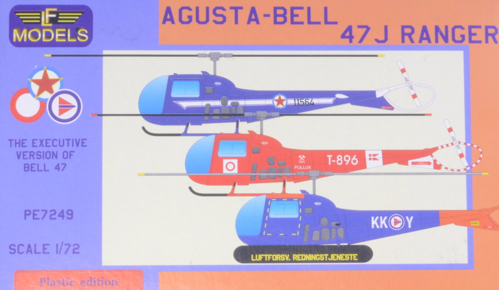 1/72 Agusta-Bell 47J Ranger (Yugosl.AF,RDAF,RNoAF)