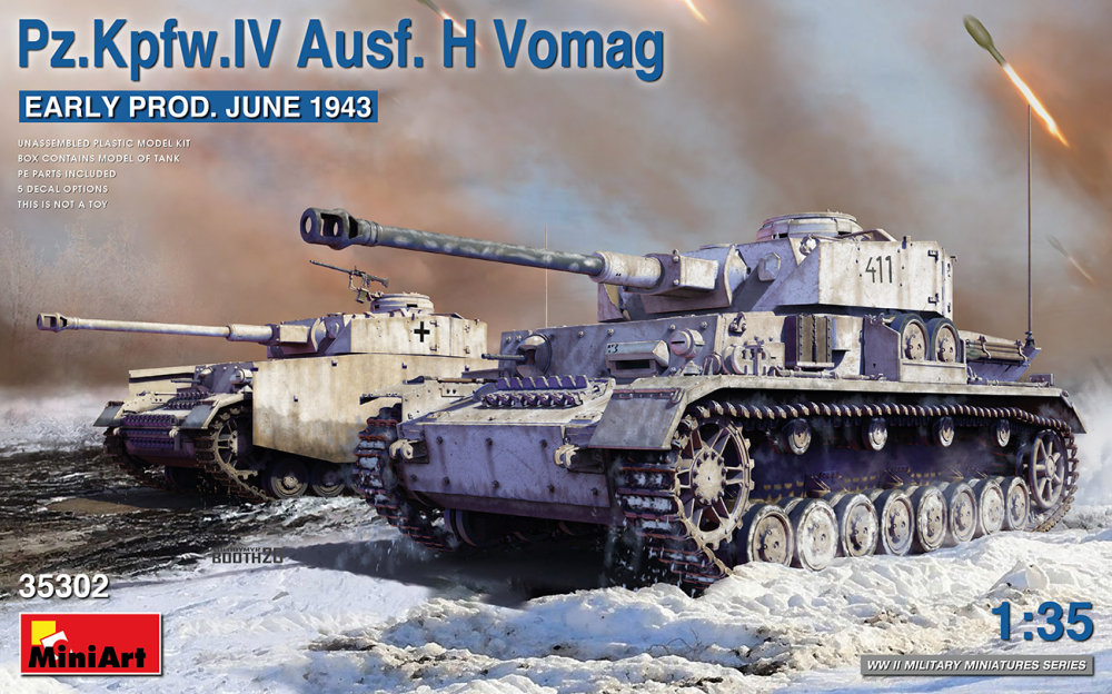 1/35 Pz.Kpfw.IV Ausf. H Vomag, June 1943 (5x camo)