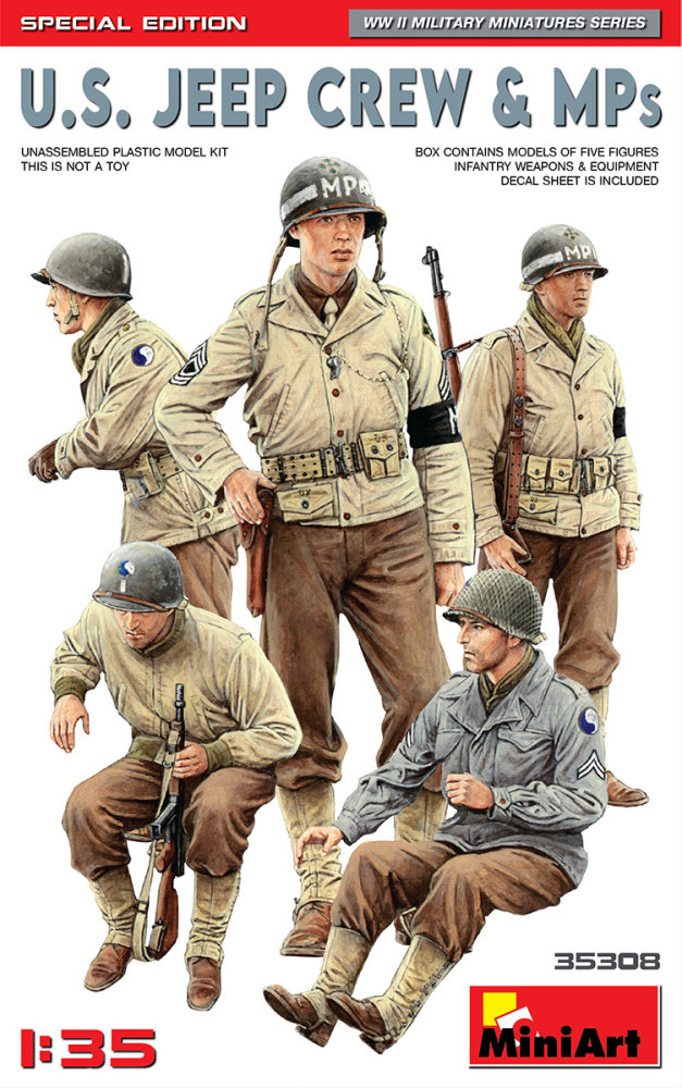 1/35 US Jeep Crew & MPs (5 fig., Special Edition)