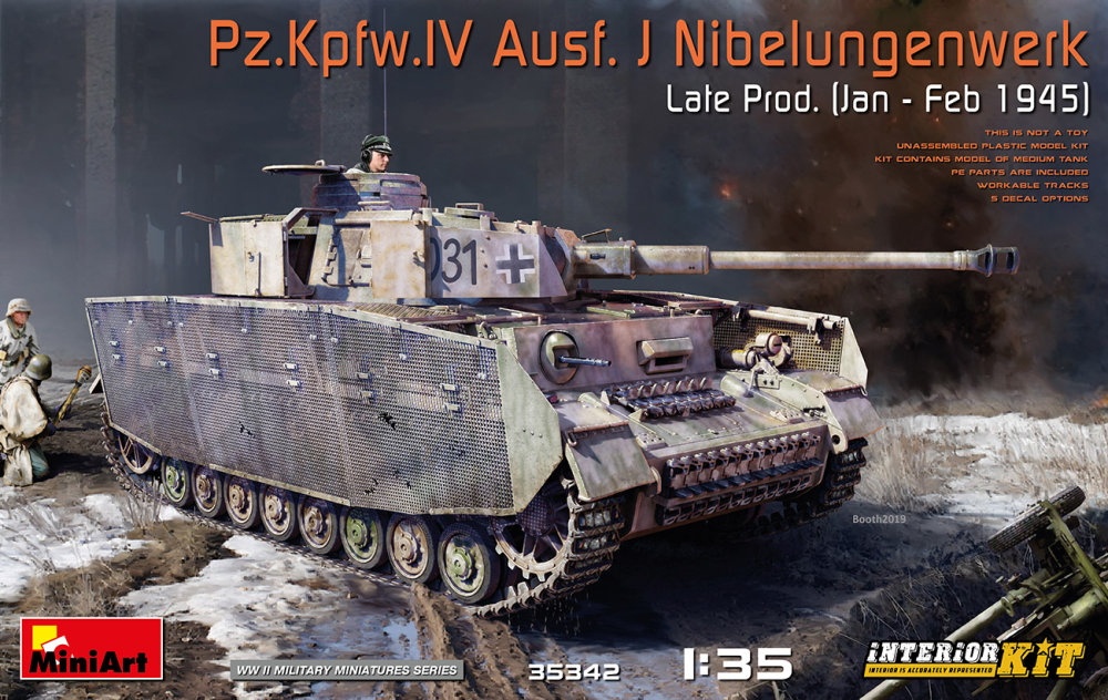 1/35 Pz.Kpfw.IV Ausf.J Nibelungenwerk Late Int.Kit