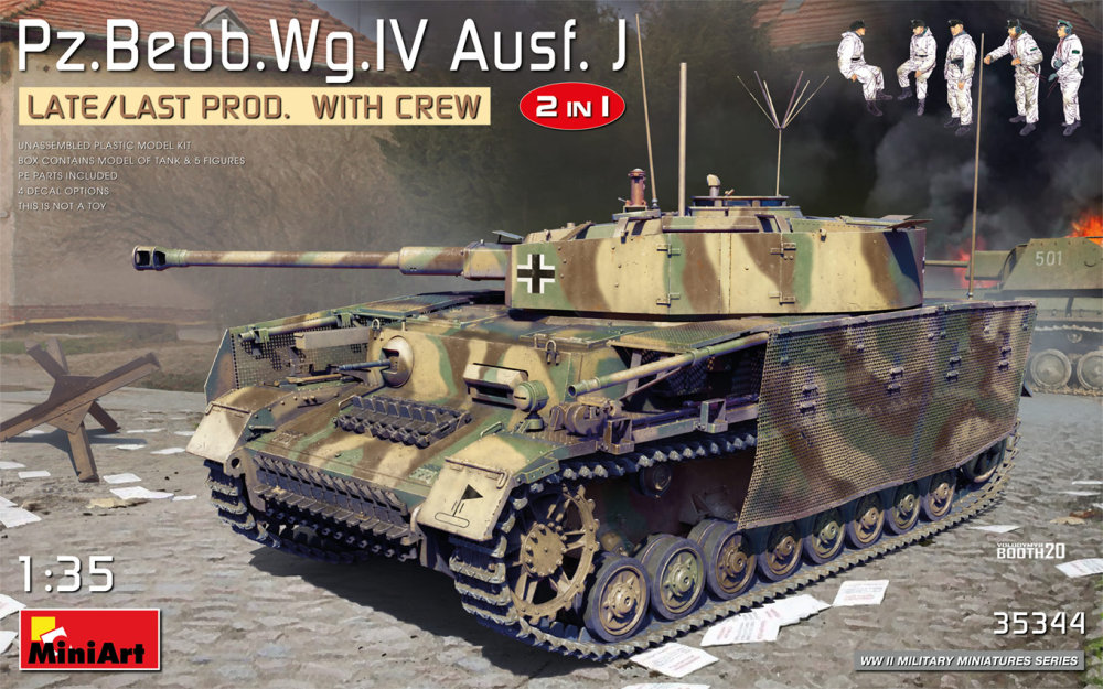 1/35 Pz.Beob.Wg.IV Ausf.J Late/Last Prod. w/ crew