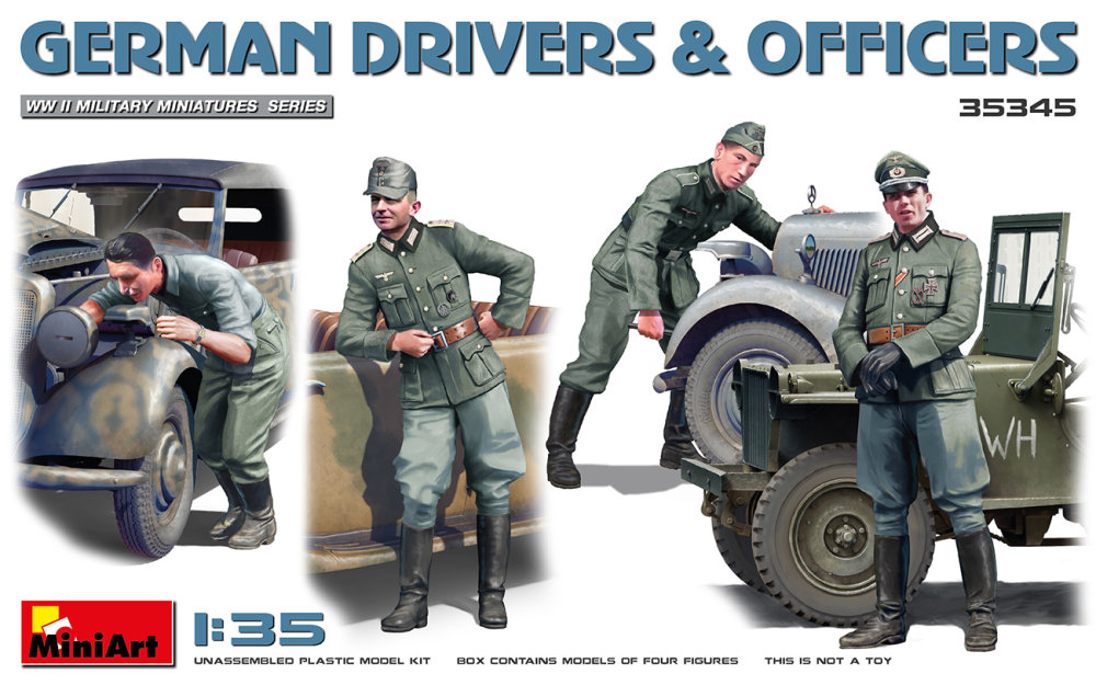 1/35 German Drivers & Officers (4 fig.)