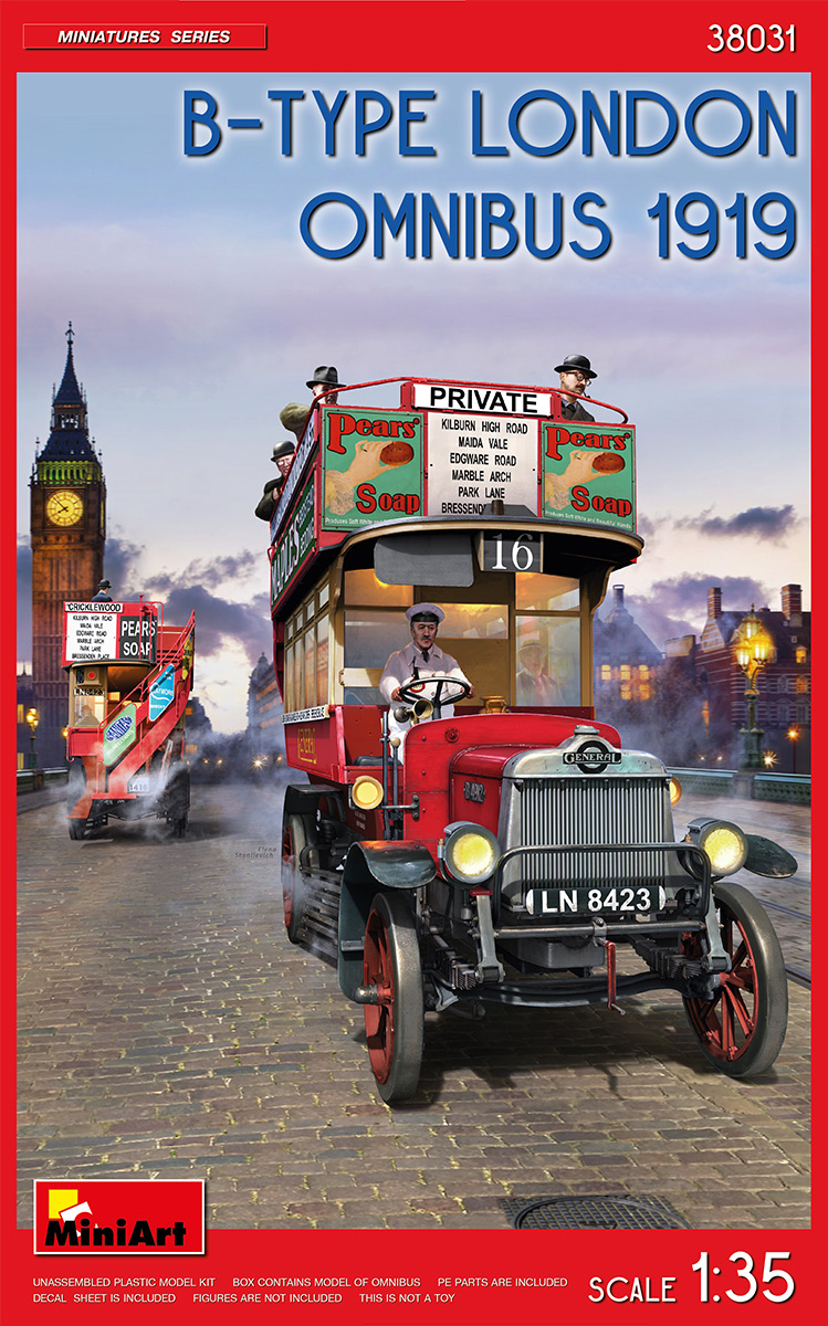 1/35 B-Type London Omnibus 1919 (incl.PE & decals)