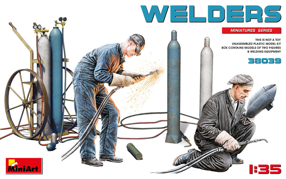 1/35 Welders (2 fig.& welding equipment)