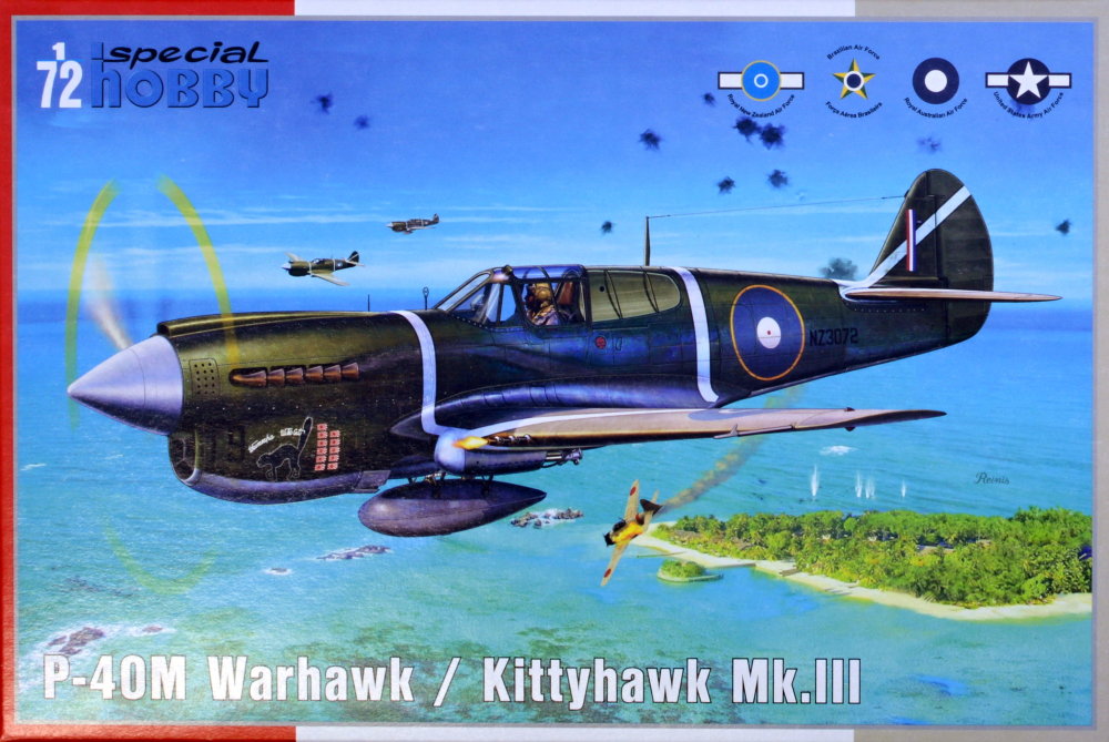 1/72 P-40M Warhawk / Kittyhawk Mk.III (5x camo)