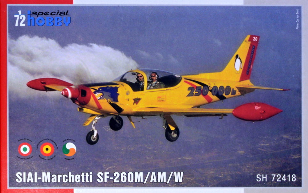 1/72 SIAI-Marchetti SF-260M/AM/W (3x camo)