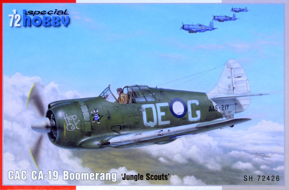 1/72 CAC CA-19 Boomerang 'Jungle Scouts' (3x camo)