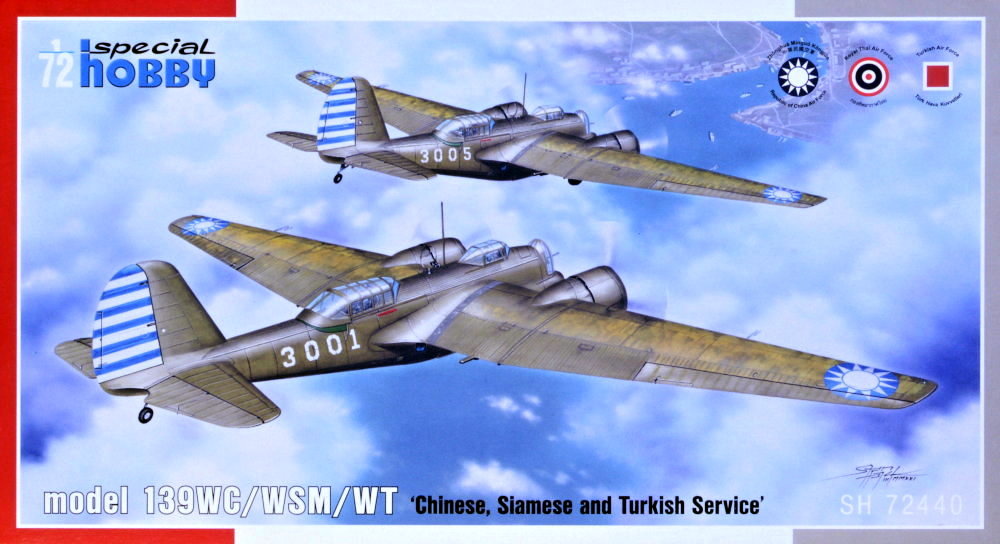 1/72 model 139WC/WSM/WT 'Chinese, Thai & Turkish'