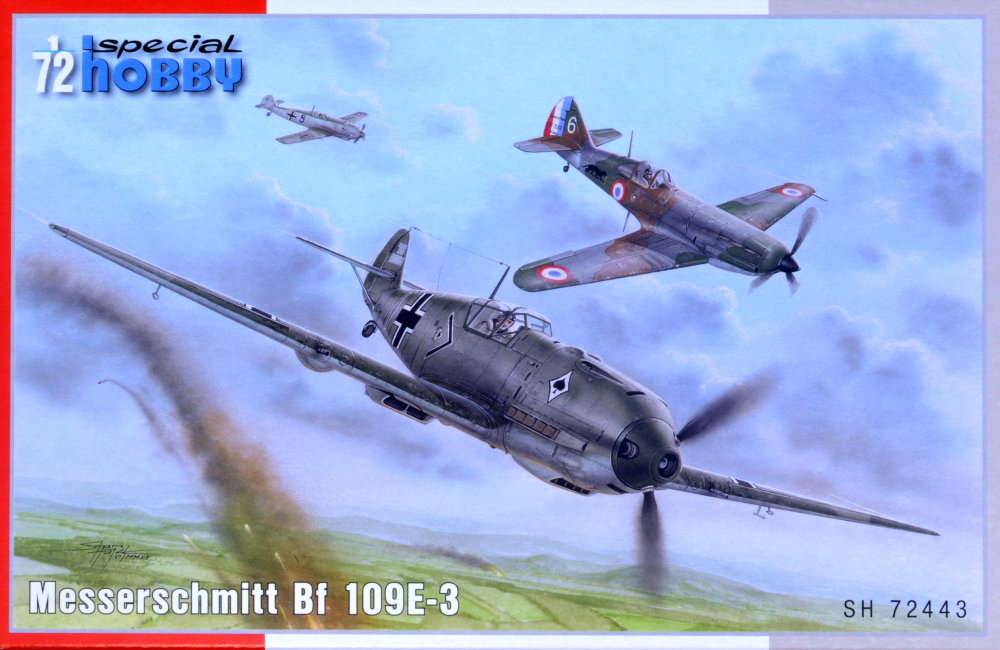 1/72 Messerschmitt Bf 109E-3 (5x camo)