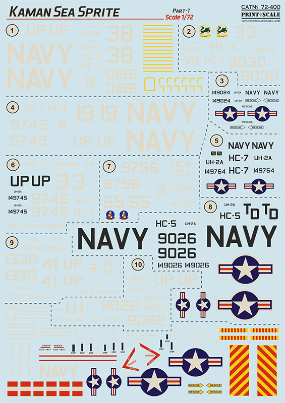 1/72 Kaman Sea Sprite - part 1 (wet decals)