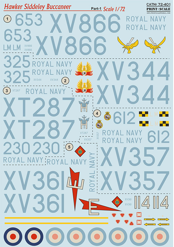 1/72 Hawker Siddeley Buccaneer part 1 (wet decals)