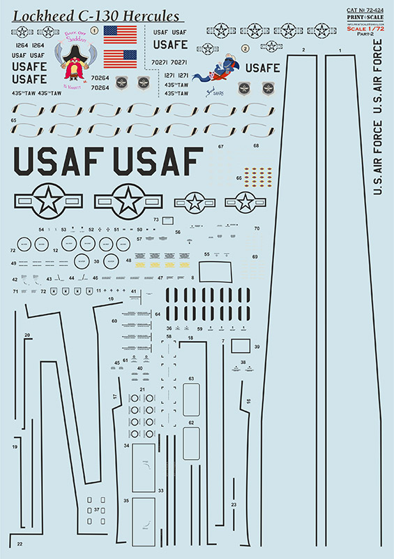 1/72 Lockheed C-130 Hercules - part 2 (wet decals)