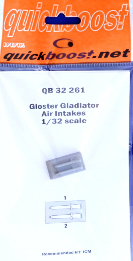 1/32 Gloster Gladiator air intakes (ICM)