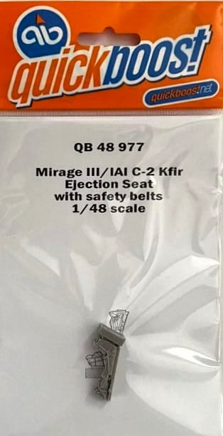 1/48 Mirage III/IAI C-2 Kfir eject.seat w/ s.belts