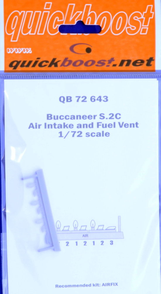 1/72 Buccaneer S.2C air intake&fuel vent (AIRFIX)