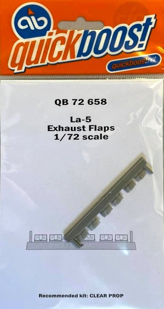 1/72 La-5 exhaust flaps (CL.PROP)