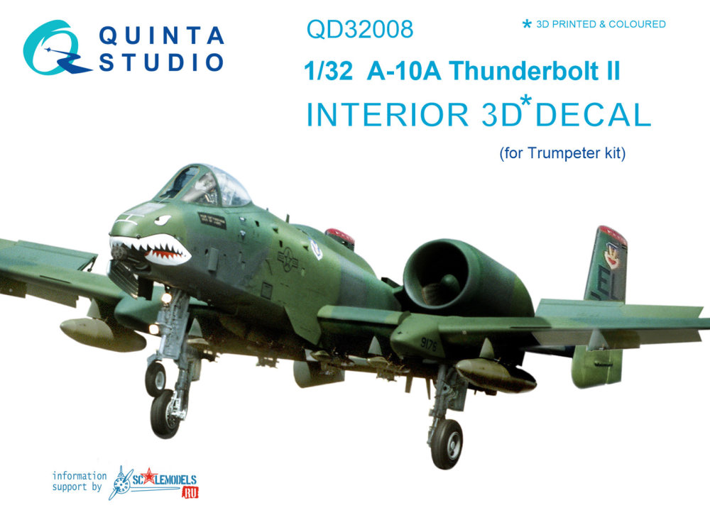 1/32 A-10A 3D-Print&colour Interior (TRUMP)