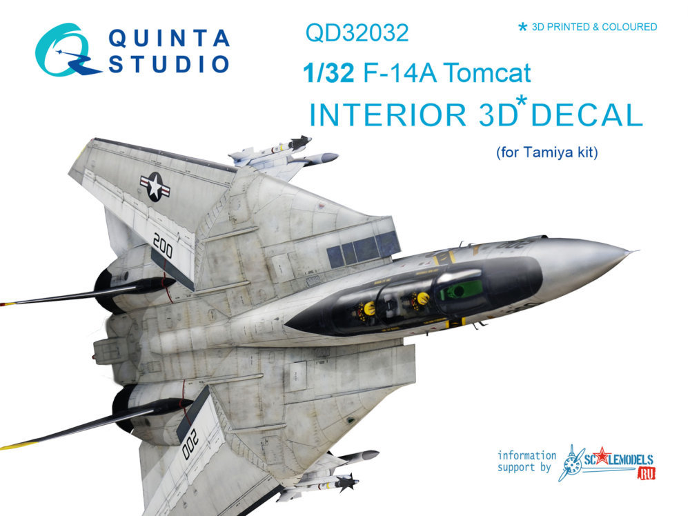1/32 F-14A Tomcat 3D-Printed & col.Interior (TAM)