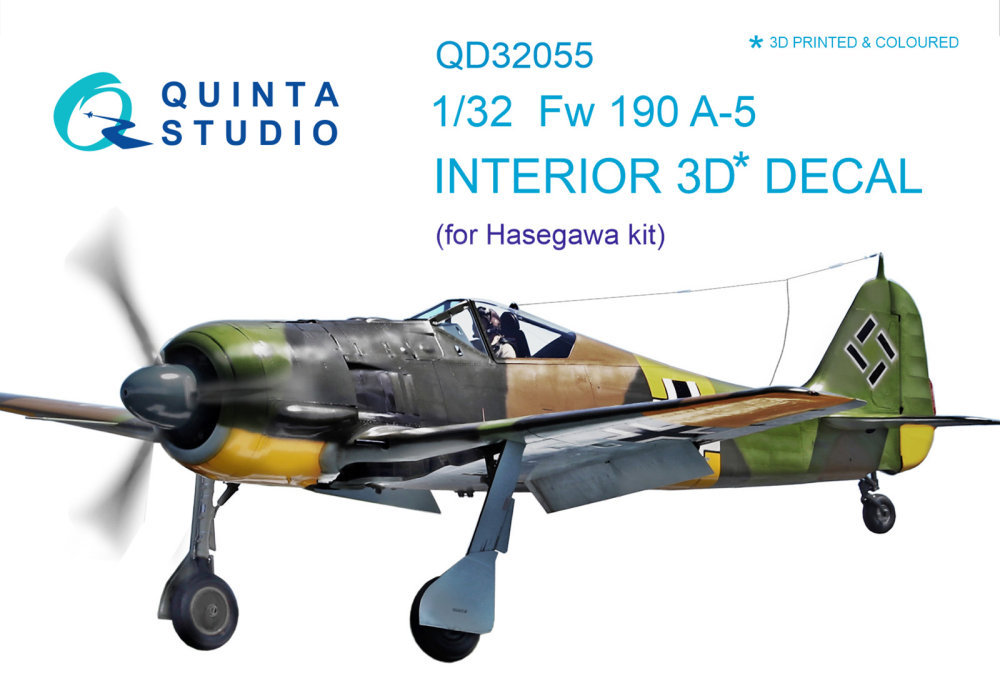 1/32 Fw 190A-5 3D-Print&colour Interior (HAS)
