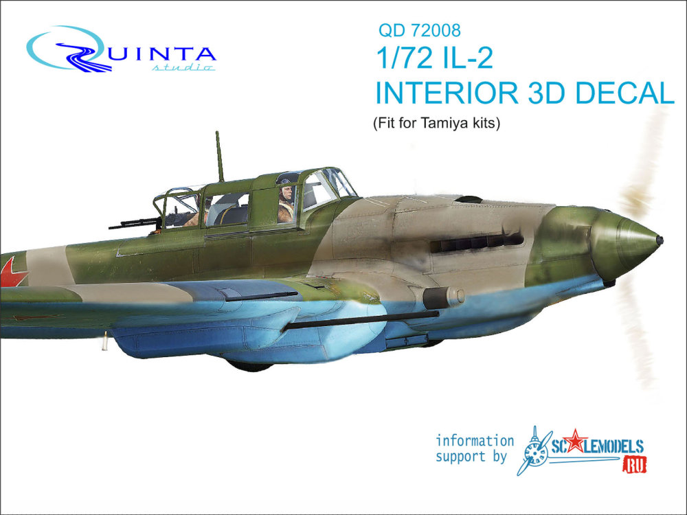 1/72 IL-2 Shturmovik 3D-Print&col. Interior (TAM)