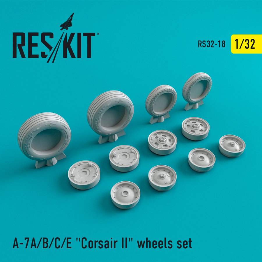 1/32 A-7 Corsair II A/B/C/E wheels set