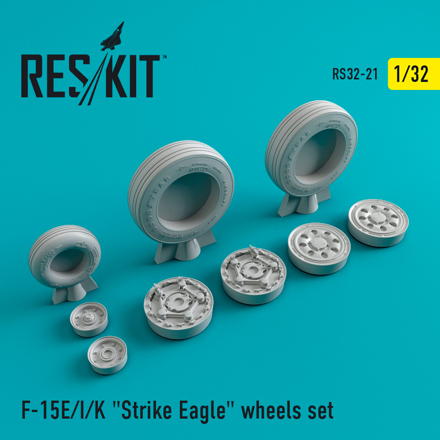 1/32 F-15 (E/I/K) Strike Eagle wheels set
