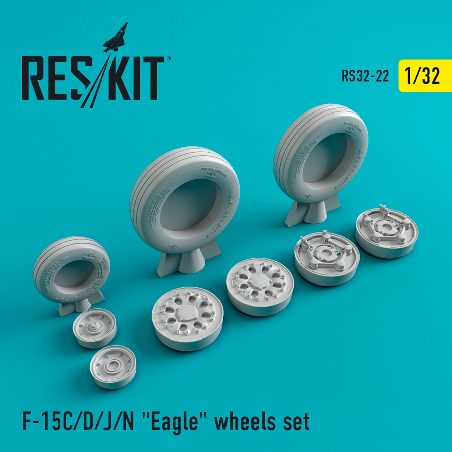 1/32 F-15 (C/D/J/N) Eagle wheels set