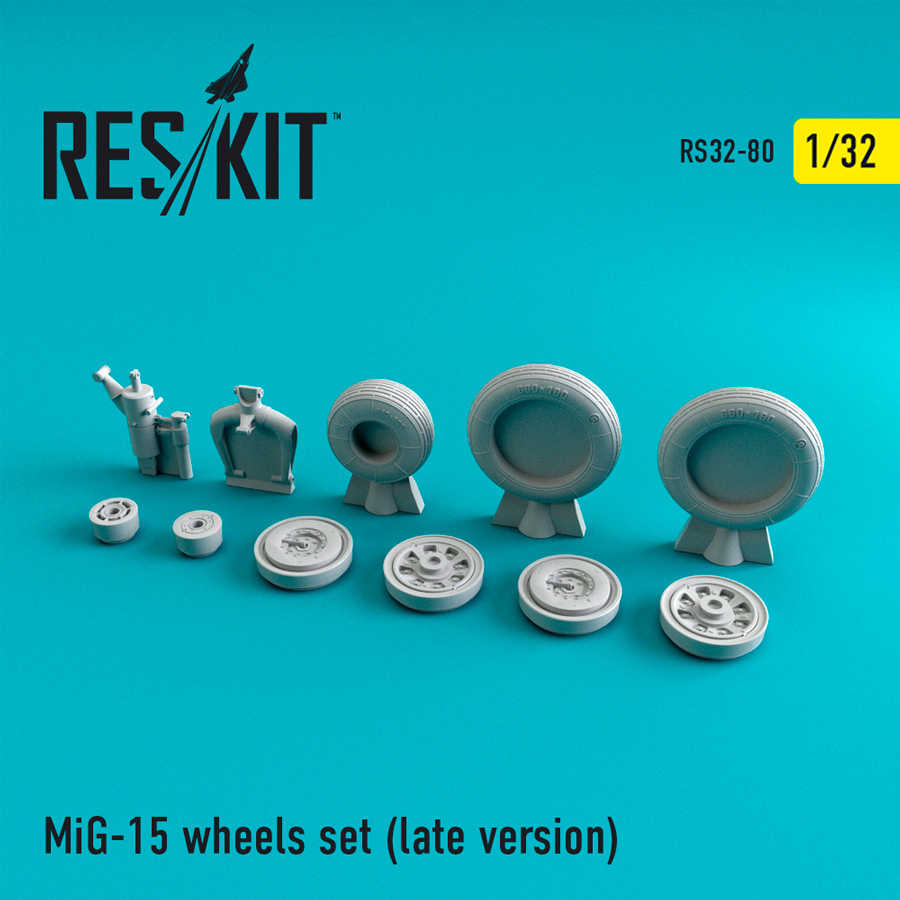 1/32 MiG-15 late wheels set