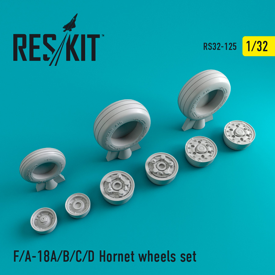 1/32 F-18 Hornet wheels set