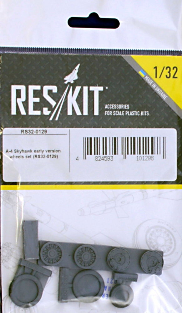 1/32 A-4 Skyhawk early version wheels (TRUMP,HAS)