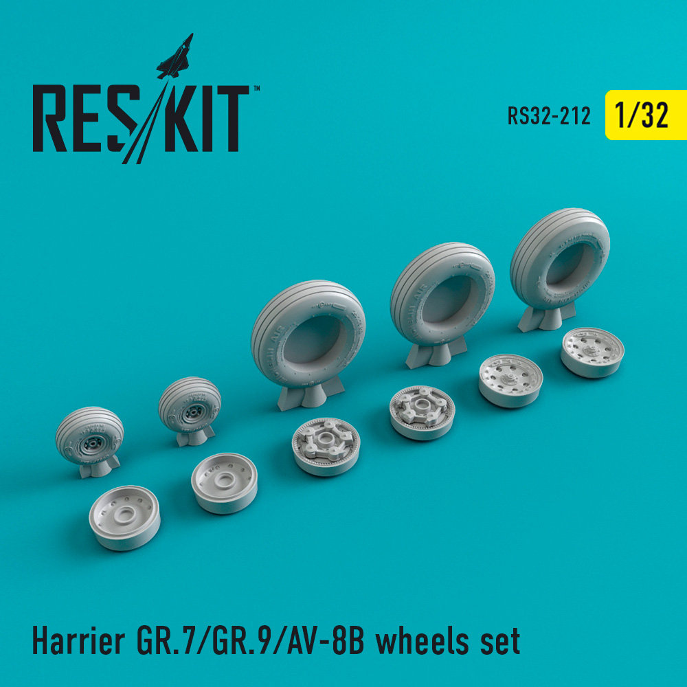 1/32 Harrier GR.7/GR.9/AV-8B wheels set