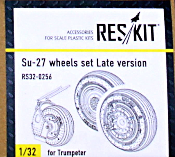 1/32 Su-27 wheels Late version (TRUMP)