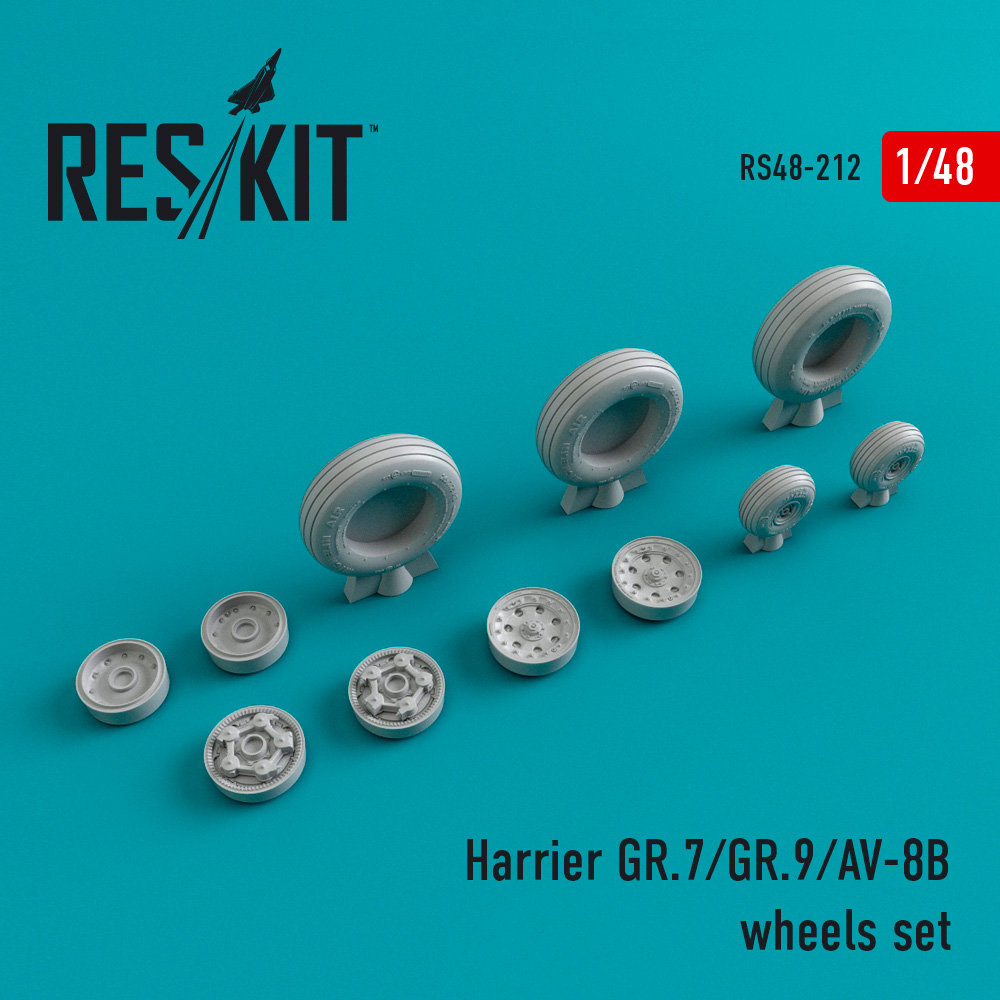 1/48 Harrier GR.7/GR.9/AV-8B wheels (HAS/EDU/HELL)