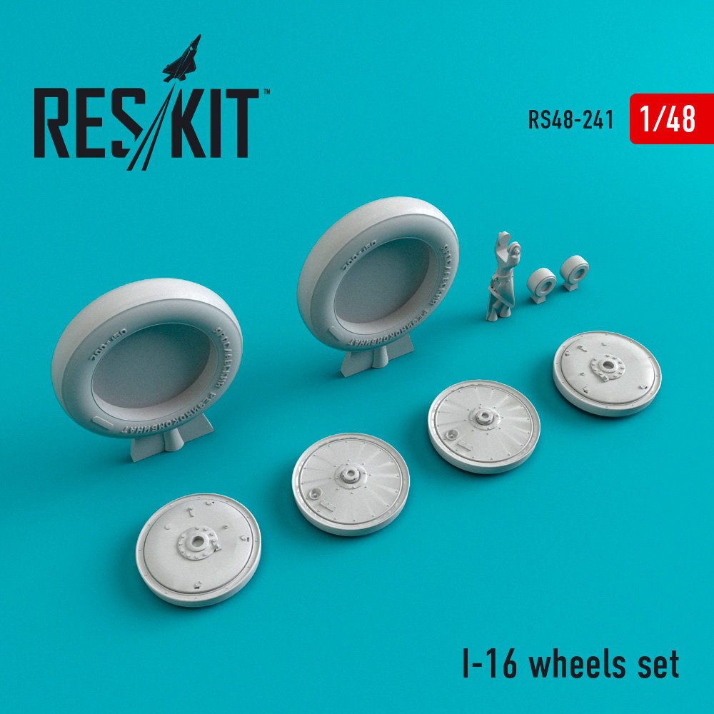 1/48 I-16 wheels (ICM/ACAD/EDU/ARK)